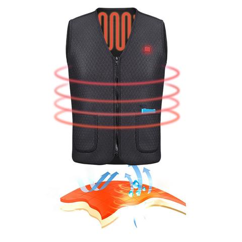 Heated Vest with Rechargeable Heating Function