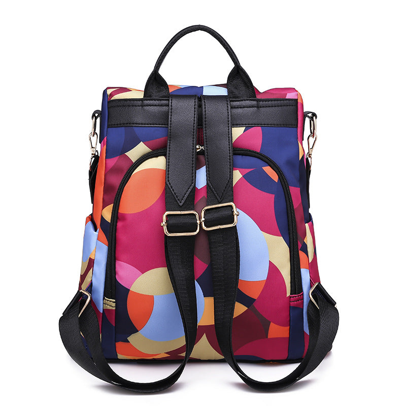 Fashionable Women's Anti-theft Oxford Cloth Backpack