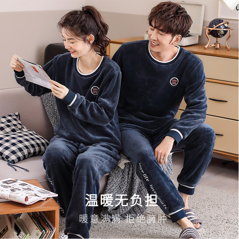 Thick pajama pullover home clothing