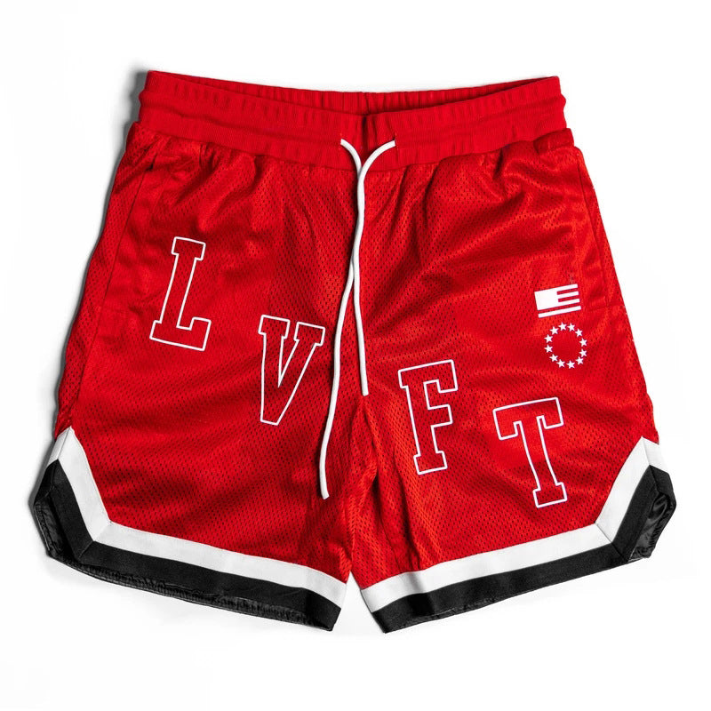 Men's Quick-Drying Loose Five-Point Fitness Shorts