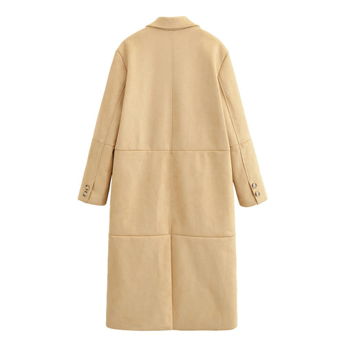 Anti suede coat for women's clothing