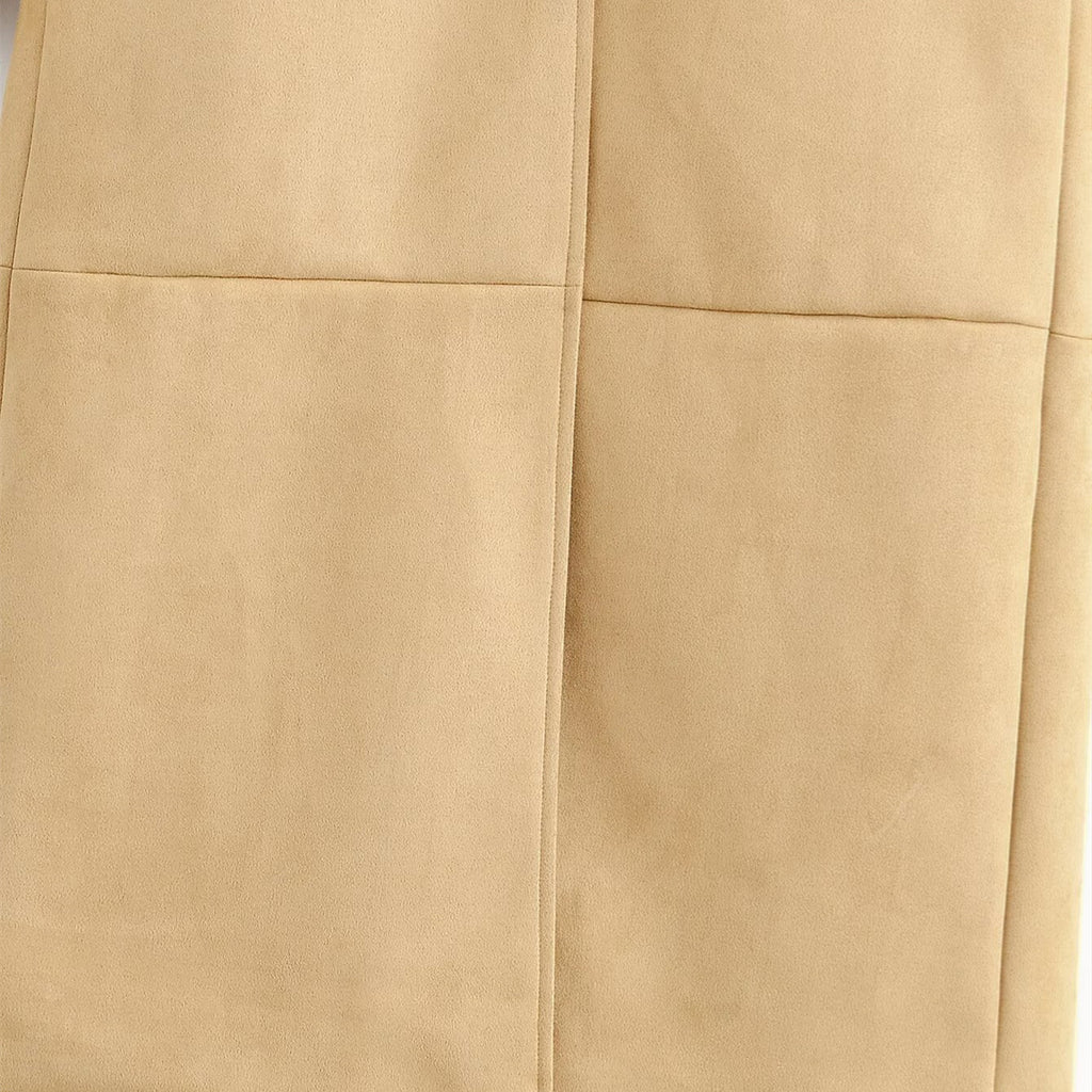 Anti suede coat for women's clothing