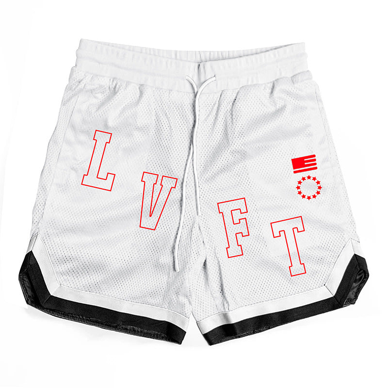 Men's Quick-Drying Loose Five-Point Fitness Shorts
