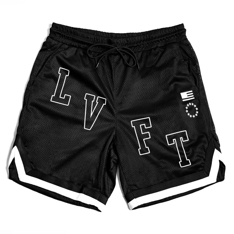 Men's Quick-Drying Loose Five-Point Fitness Shorts