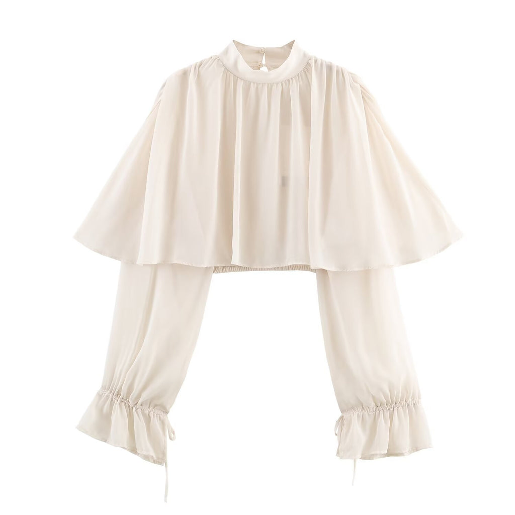 Stacked decorative top for women's clothing