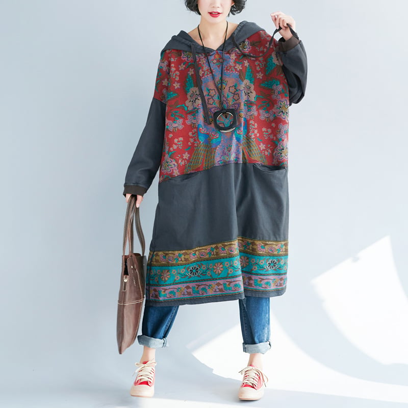 Personalized Large Casual Hooded Sweater