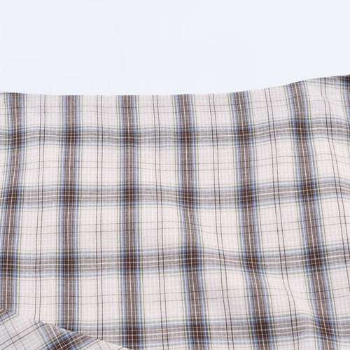 Asymmetric plaid dress for women's clothing