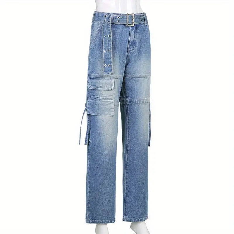 Trendy Women's Denim Cargo Pants and Boyfriend Jeans