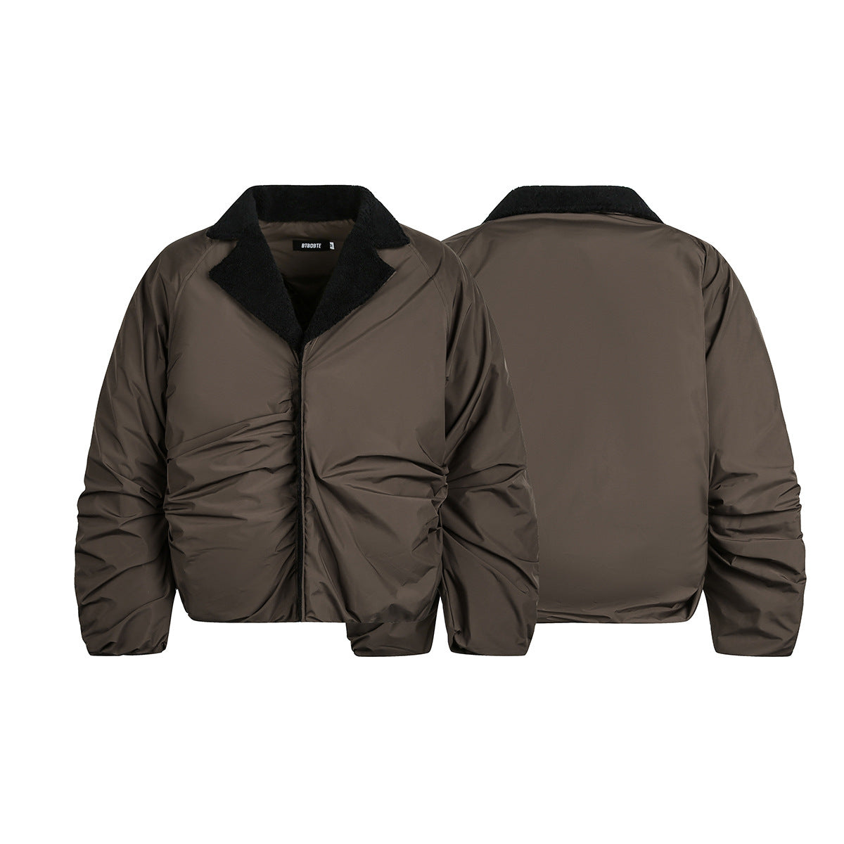 Wool collar warm cotton clothing