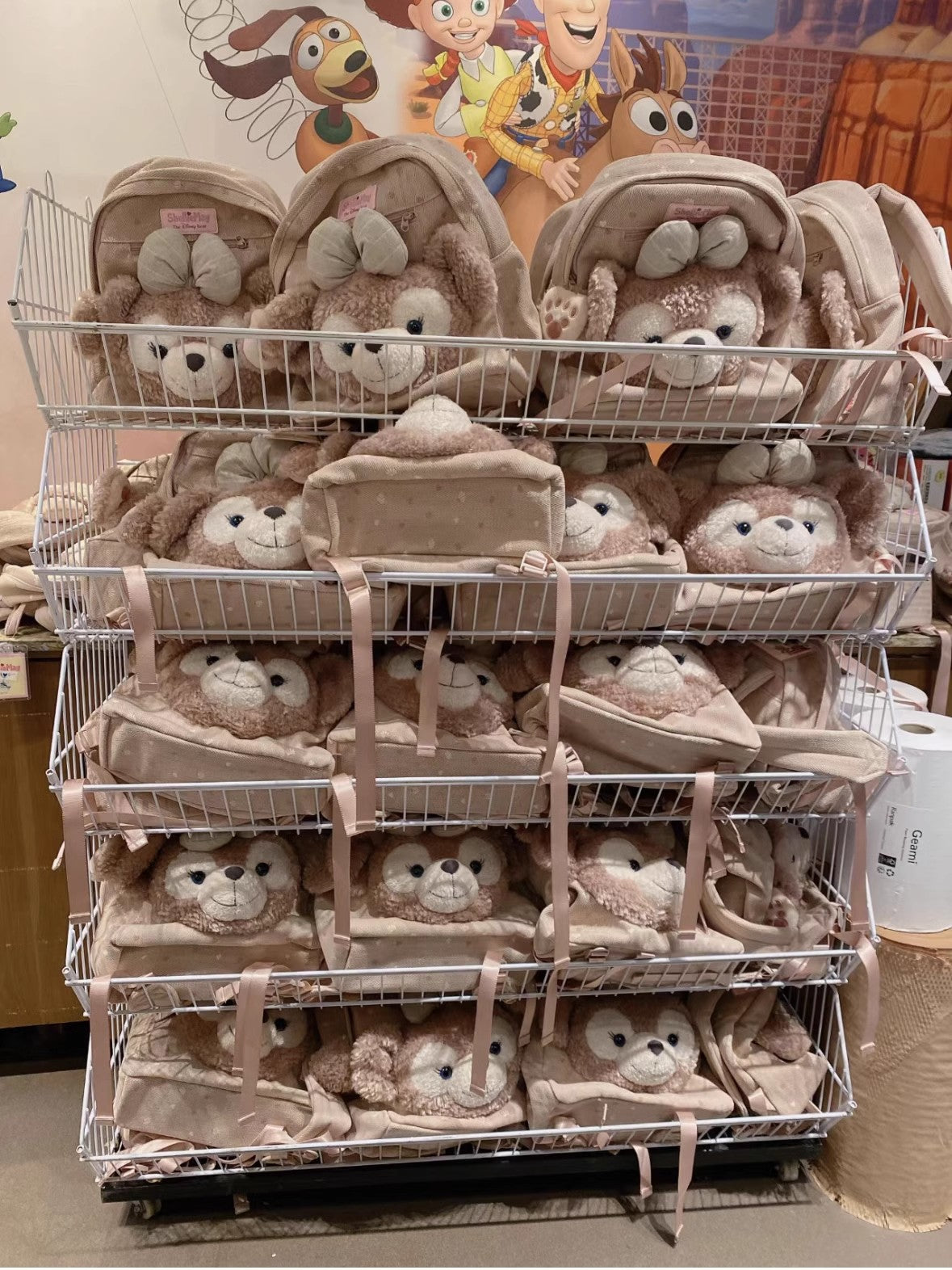 Cute Sherly Rose Plush Backpack for Students
