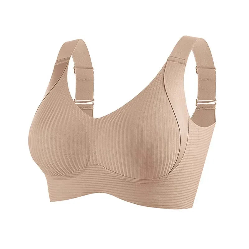 Seamless Bra for Woman High Quality Push Up Bra No Steel Rings Bralette Large Breasts Small Size Breathable Brassiere