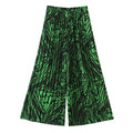 Women Pants Elegant Lady New Printed Elasticated Pleated Wide-leg Trousers Woman Clothes Fashion Wide Leg Pant