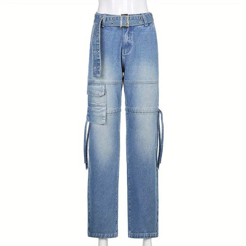 Trendy Women's Denim Cargo Pants and Boyfriend Jeans