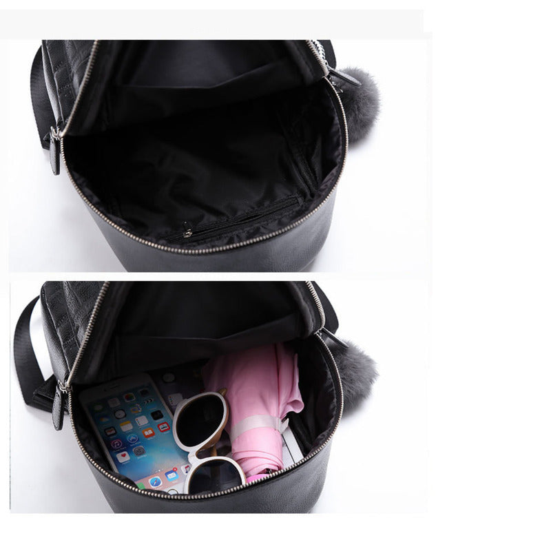 Mini PU Leather Backpack for Women and Teen Girls
