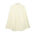 Poplin loose shirt women's clothing