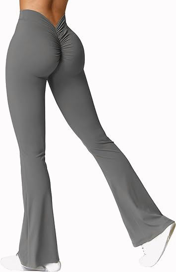 High-Waist Quick-Dry Yoga Flare Pants for Fitness