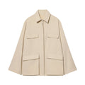 Hanging pocket shirt for women's clothing