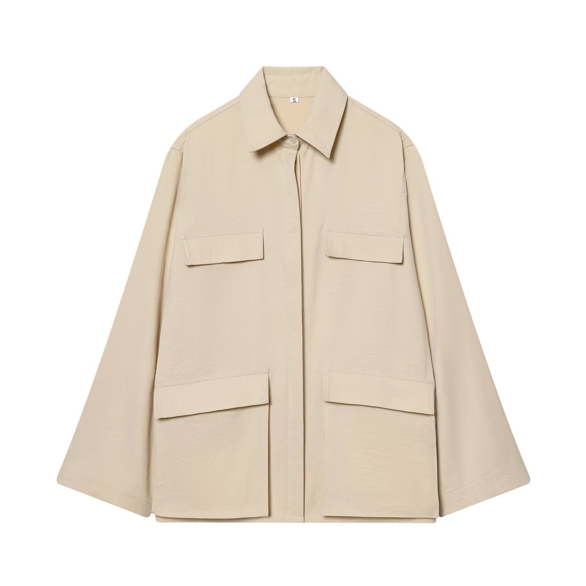Hanging pocket shirt for women's clothing