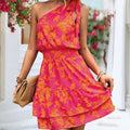 Summer Sexy Slanted Shoulder Dress for Women