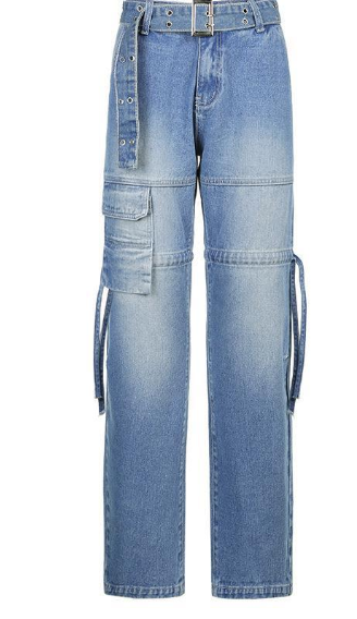 Trendy Women's Denim Cargo Pants and Boyfriend Jeans