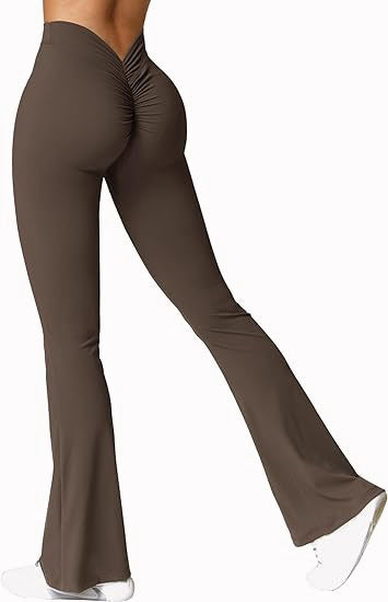 High-Waist Quick-Dry Yoga Flare Pants for Fitness