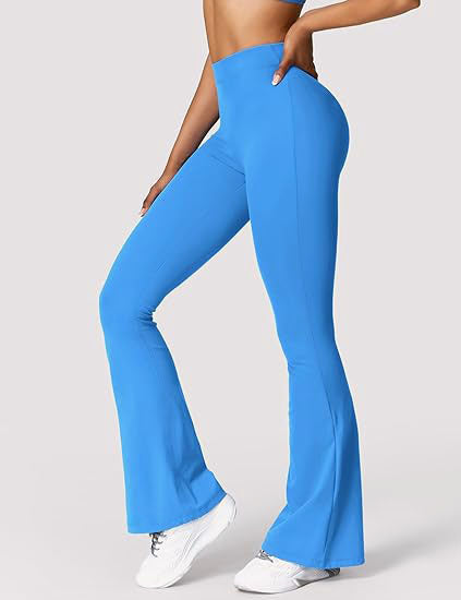 High-Waist Quick-Dry Yoga Flare Pants for Fitness