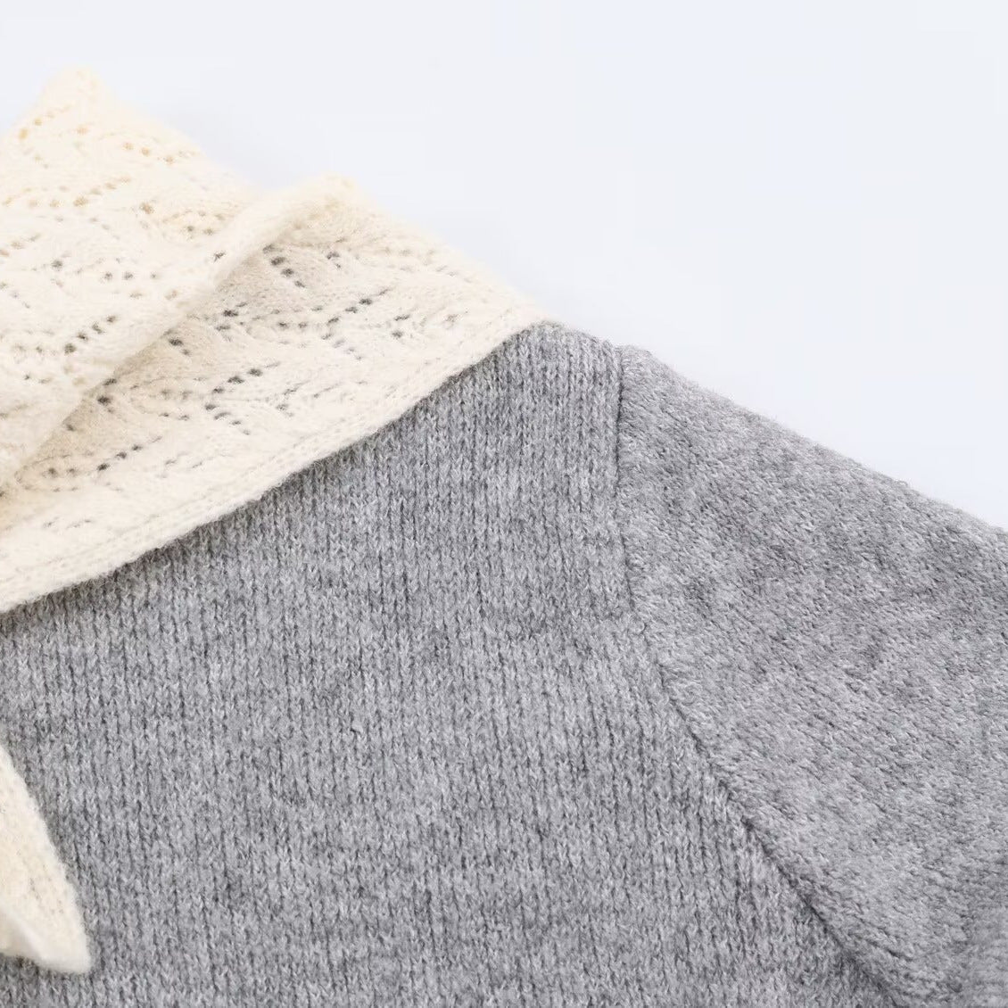 Splicing scarves knitwear women's clothing
