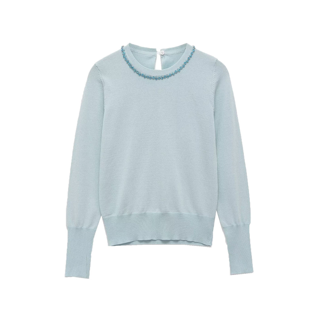 Casual jewelry knitwear women's clothing
