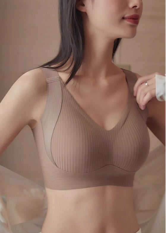 Seamless Bra for Woman High Quality Push Up Bra No Steel Rings Bralette Large Breasts Small Size Breathable Brassiere
