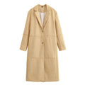 Anti suede coat for women's clothing