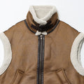 Fleece patchwork vest for women's clothing