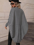 Casual shirt jacket women's clothing