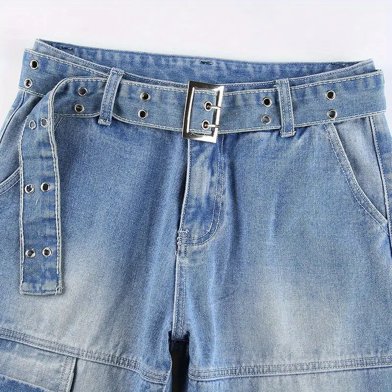Trendy Women's Denim Cargo Pants and Boyfriend Jeans