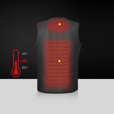 Heated Vest with Rechargeable Heating Function
