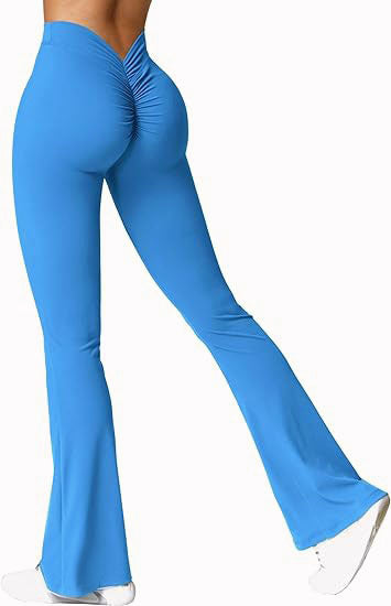 High-Waist Quick-Dry Yoga Flare Pants for Fitness