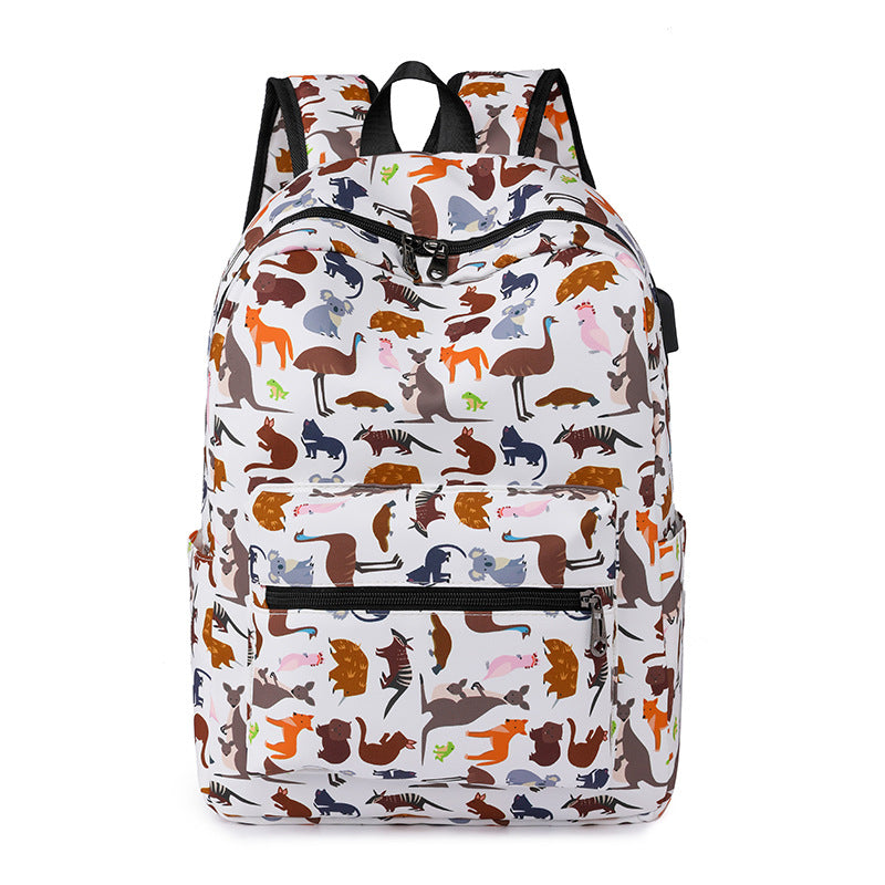 Fashion Printed Casual Travel Tote Bag