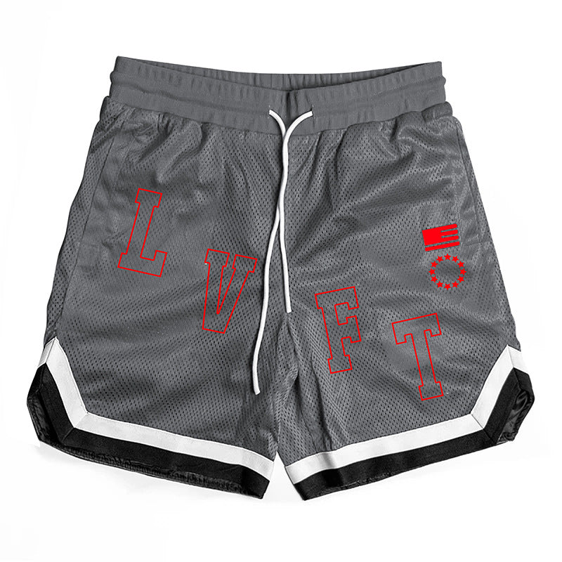 Men's Quick-Drying Loose Five-Point Fitness Shorts