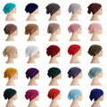 Modal Solid Color Malaysian Beanie with Neck Scarf