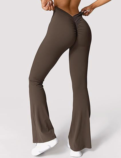 High-Waist Quick-Dry Yoga Flare Pants for Fitness